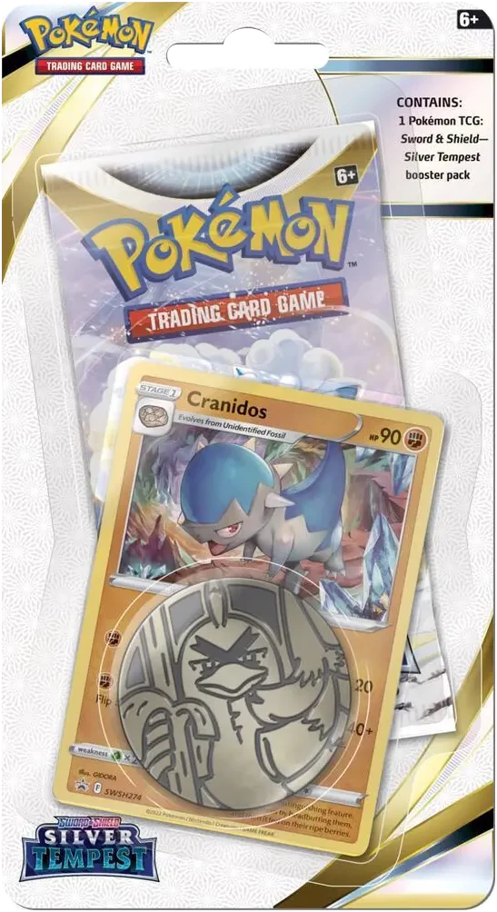 Silver Tempest Cranidos Checklane Blister