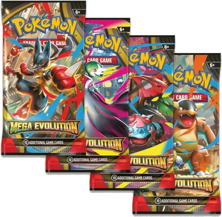 Mega Evolution Booster Pack Art Set