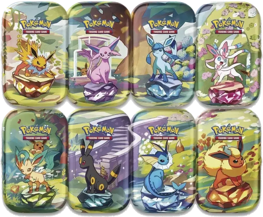 Prismatic Evolutions Mini Tin