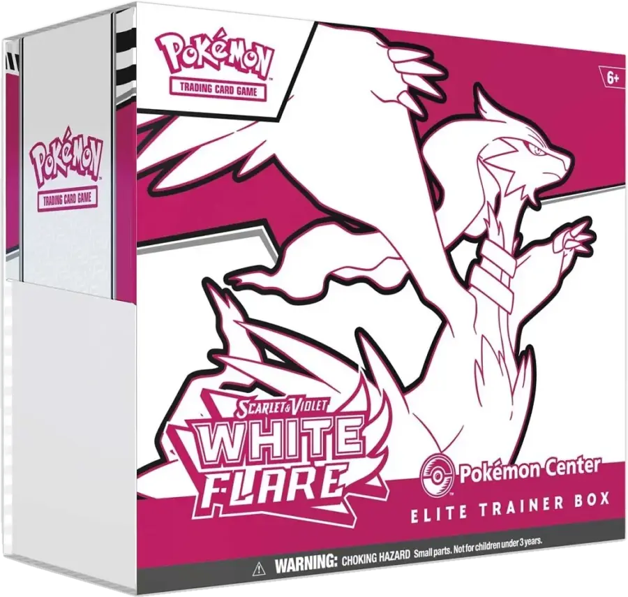 White Flare Pokemon Center Elite Trainer Box