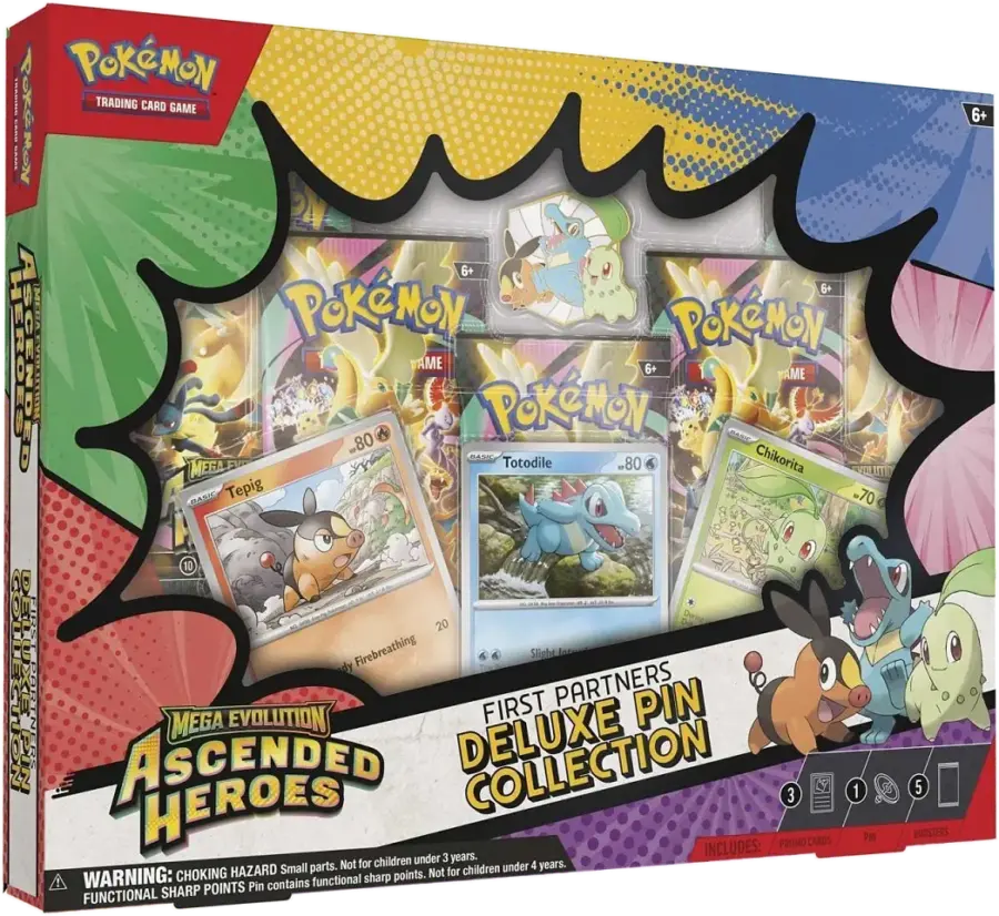Ascended Heroes First Partners Deluxe Pin Collection