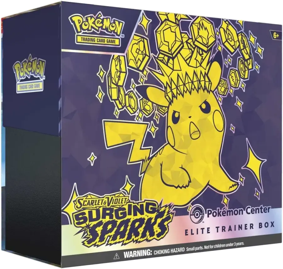 Surging Sparks Pokemon Center Elite Trainer Box