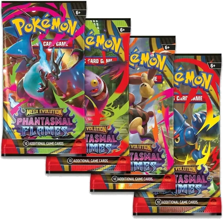 Phantasmal Flames Booster Pack Art Set