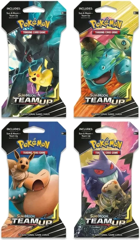 Team Up Sleeved Booster Pack Art Set